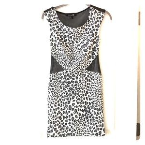 Leopard Print Party Dress